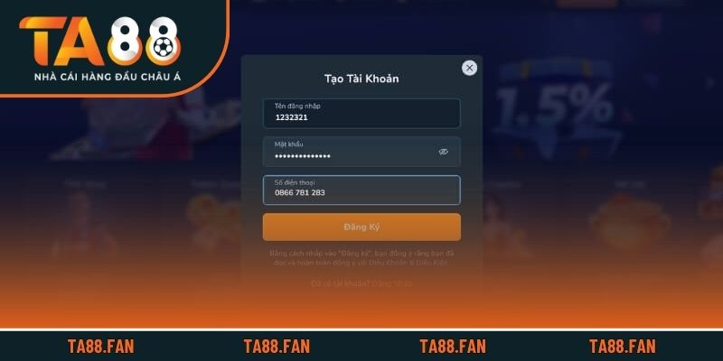 3 lưu ý khi đăng nhập TA88